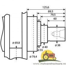 26/1-25 VIBROCHEN JOHN DEERE, AT22562 , RE45541 , RE502190, 1-25