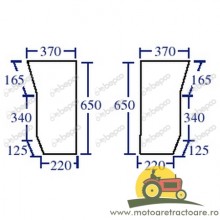 24/4014-3 GEAM INFERIOR DREAPTA FATA FORD 82005281, D6717A.